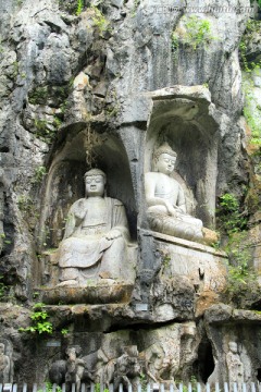 杭州 灵隐寺 佛像