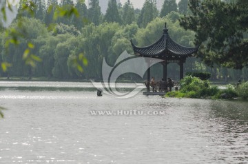 浙大华家池湖光树色