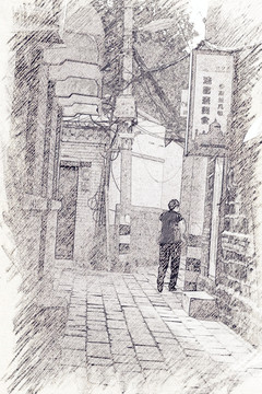 濟(jì)南最深庭院起鳳街古宅院