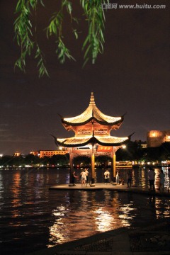 杭州西湖夜景