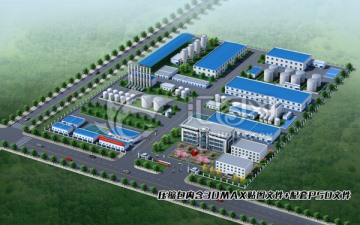 化工廠鳥瞰圖