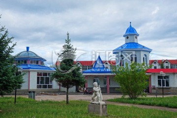 蒙古族风格的花房建筑