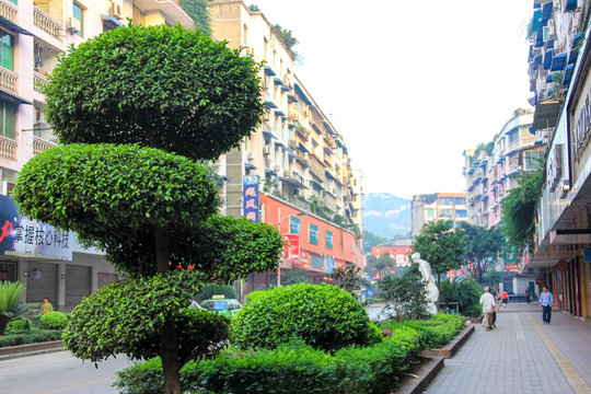 川南边城泸州叙永永宁路街景