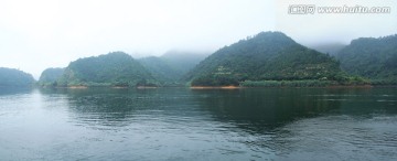 浙江千岛湖全景图