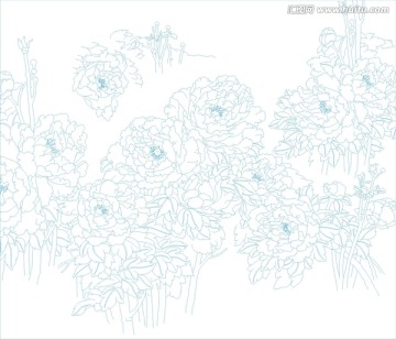 藝術(shù)玻璃 花開富貴