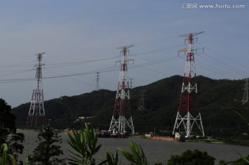 高压电网铁塔
