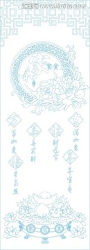 藝術(shù)玻璃 家和富貴