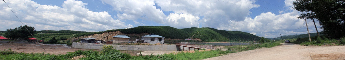 石头沟水库全景图片