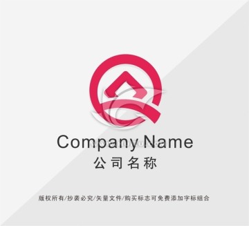 金融 字母QLOGO设计