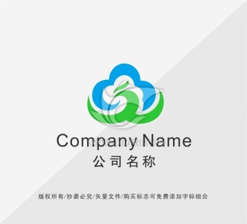 云 科技LOGO设计