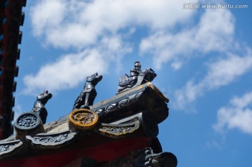 北京智化寺鼓楼脊兽