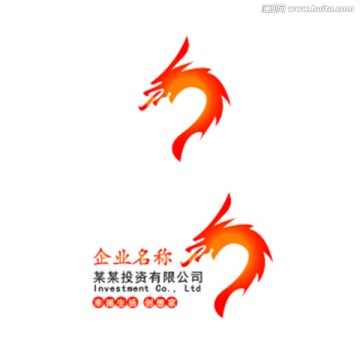 龍頭元素logo