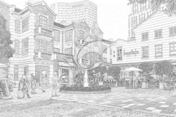 上海老建筑線描（未分層）