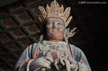 北京智化寺如来殿梵王像