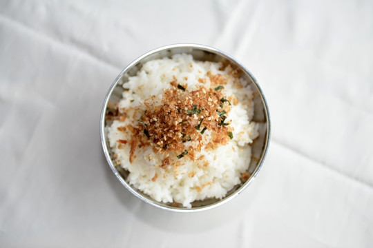 海苔鱼粉配米饭 鲣鱼调味松