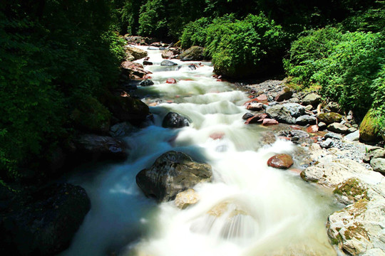 小溪流水