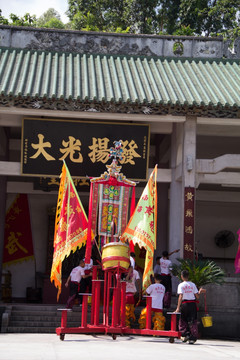 黄飞鸿武术馆武术表演