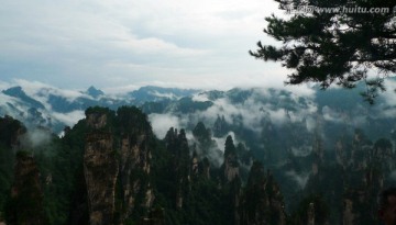 张家界 山景区 自然风光