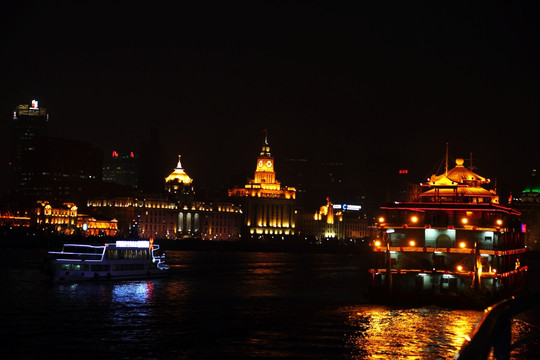上海风景 陆家嘴金融中心夜景
