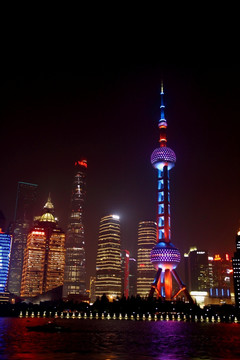 上海风景 东方明珠夜景