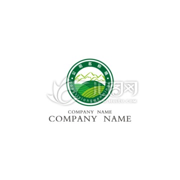 牧场田园麦田农庄logo设计