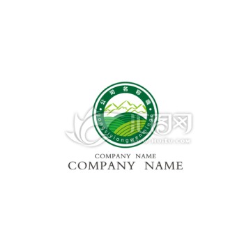 牧場田園麥田農莊logo設計