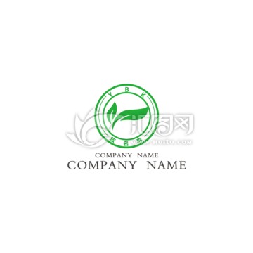綠芽積極向上保健品logo設(shè)計