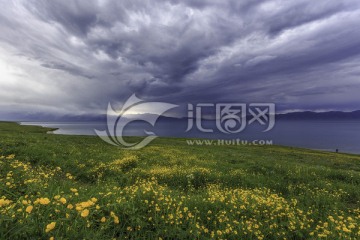 赛里木湖暴风雨