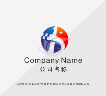 数码科技LOGO设计