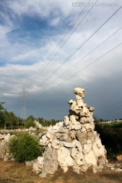 公園 假山