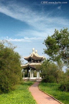 古建筑 涼亭