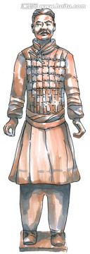 兵馬俑 武士俑