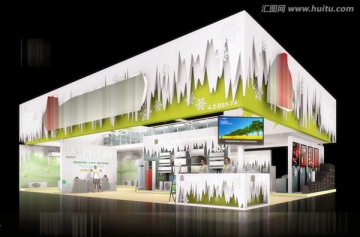 雪展覽展示模型下載