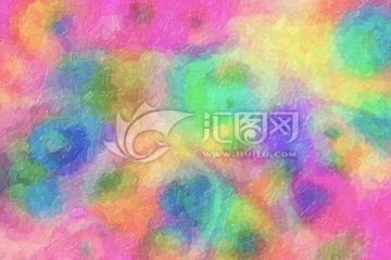 油畫花卉底紋背景