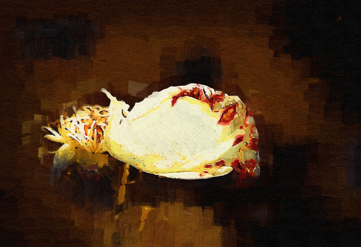 月季花油畫(huà)