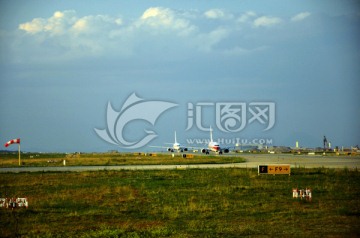 昆明机场航班客机摄影