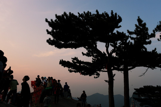 悬崖峭壁 西岳华山