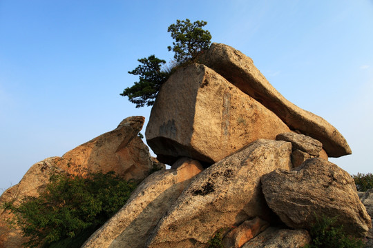 西安华山 华山奇石