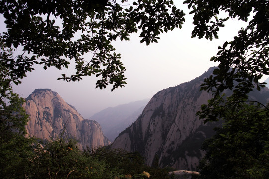 西岳华山 高山丘壑