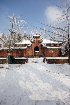 祖师殿雪景