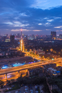 成都二环路夜景