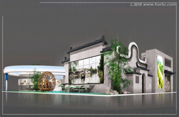 特色展臺展示模型下載