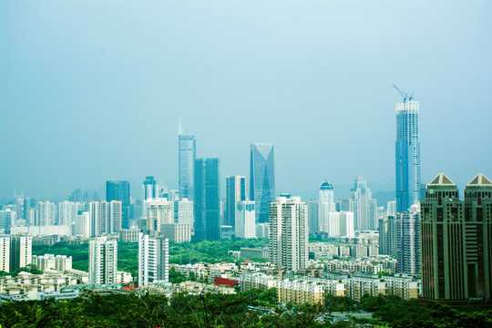 深圳风景 深圳建筑 繁华都市