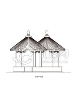圓套亭線圖