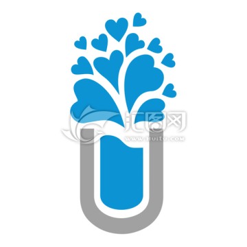 U字母logo设计