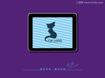 猫猫logo 时尚logo