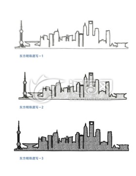 東方明珠速寫(xiě)
