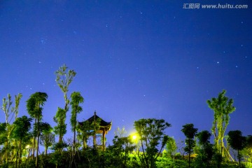 公园夜景