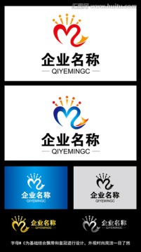 字母M標志