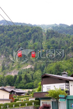 阿尔卑斯山 索道